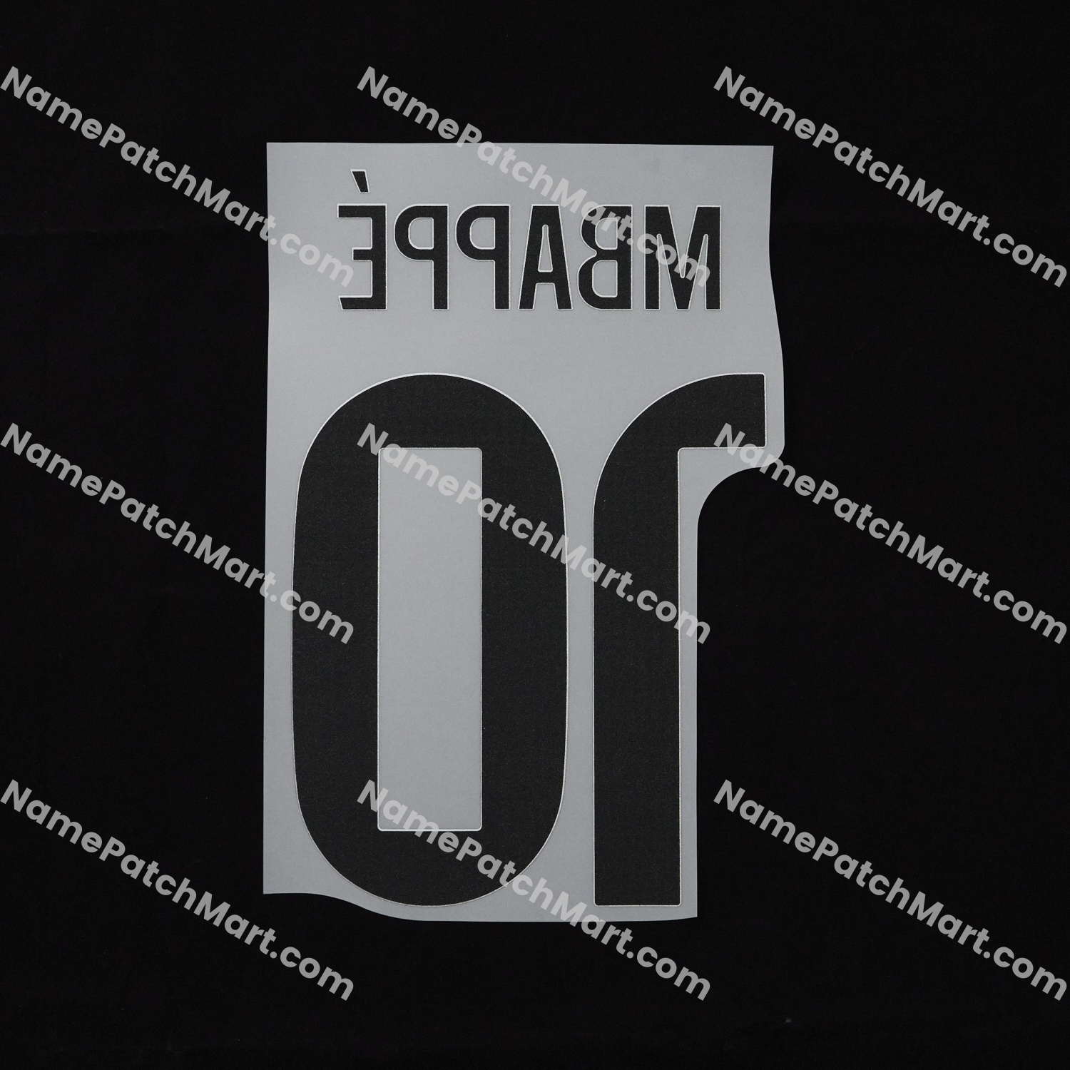 Mbappé #10 (Champions League) - Real Madrid 25-26 Away  | Name Number Set - NamePatchMart.COM