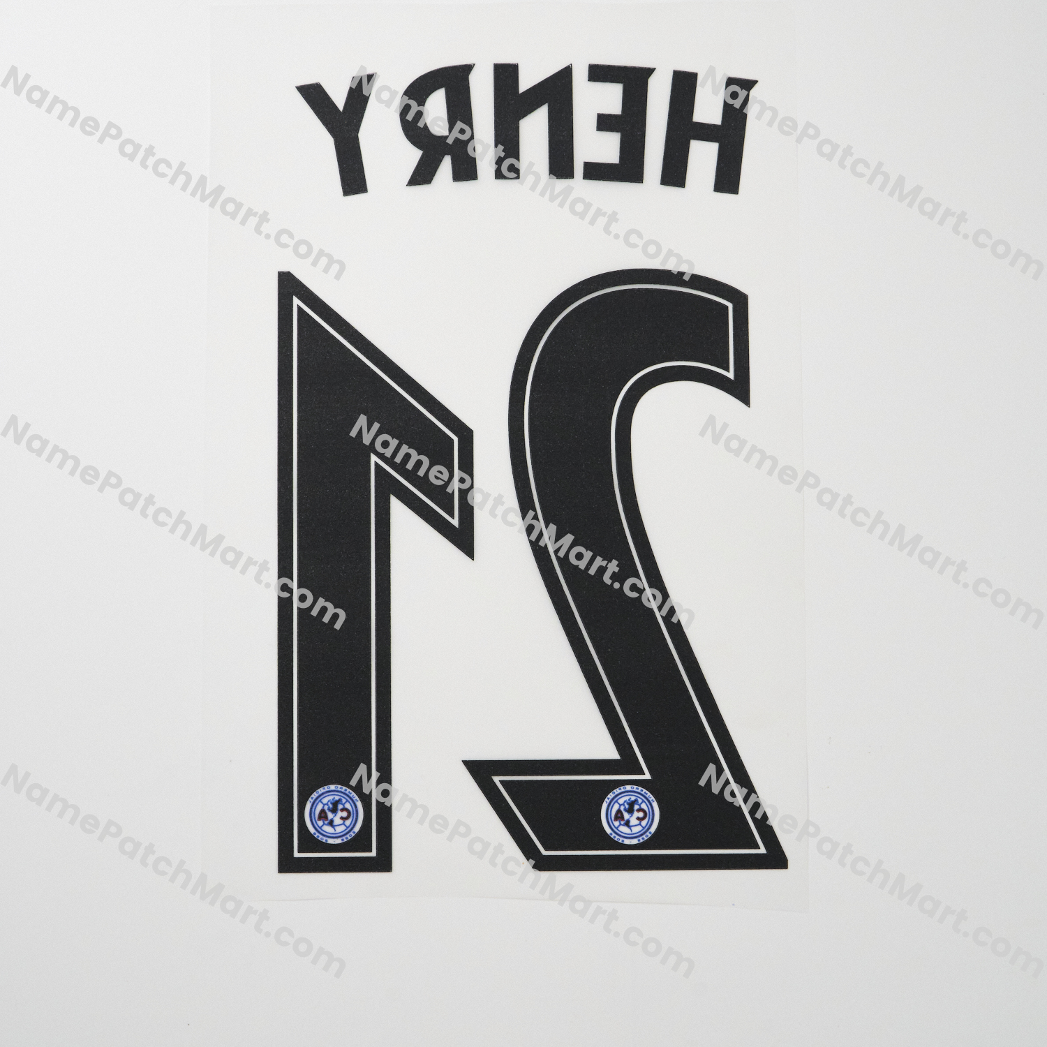 Henry #21 - Club América 25-26 Home  | Name Number Set - NamePatchMart.COM