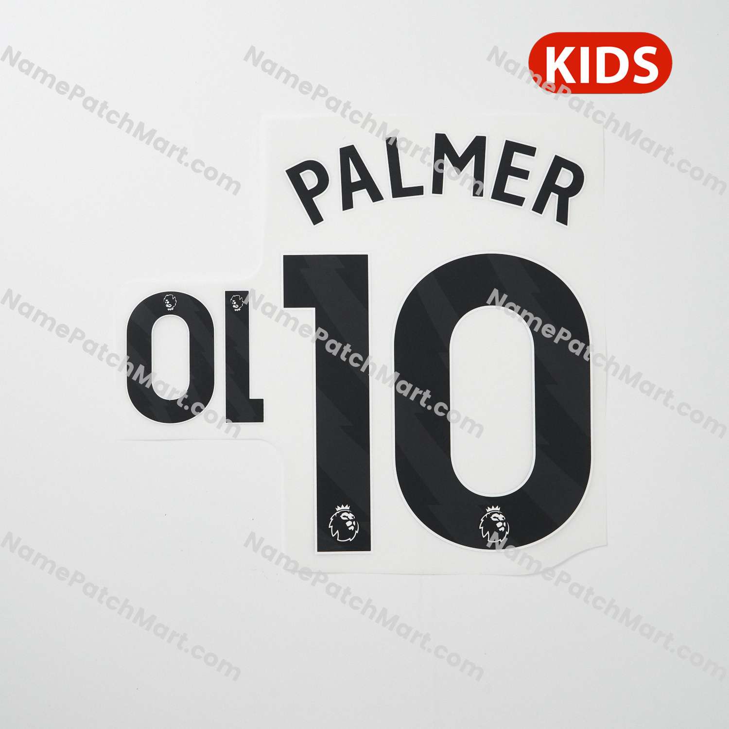 KIDS Palmer #10 (Premier League) - Chelsea 25-26 Away  | Name Number Set - NamePatchMart.COM