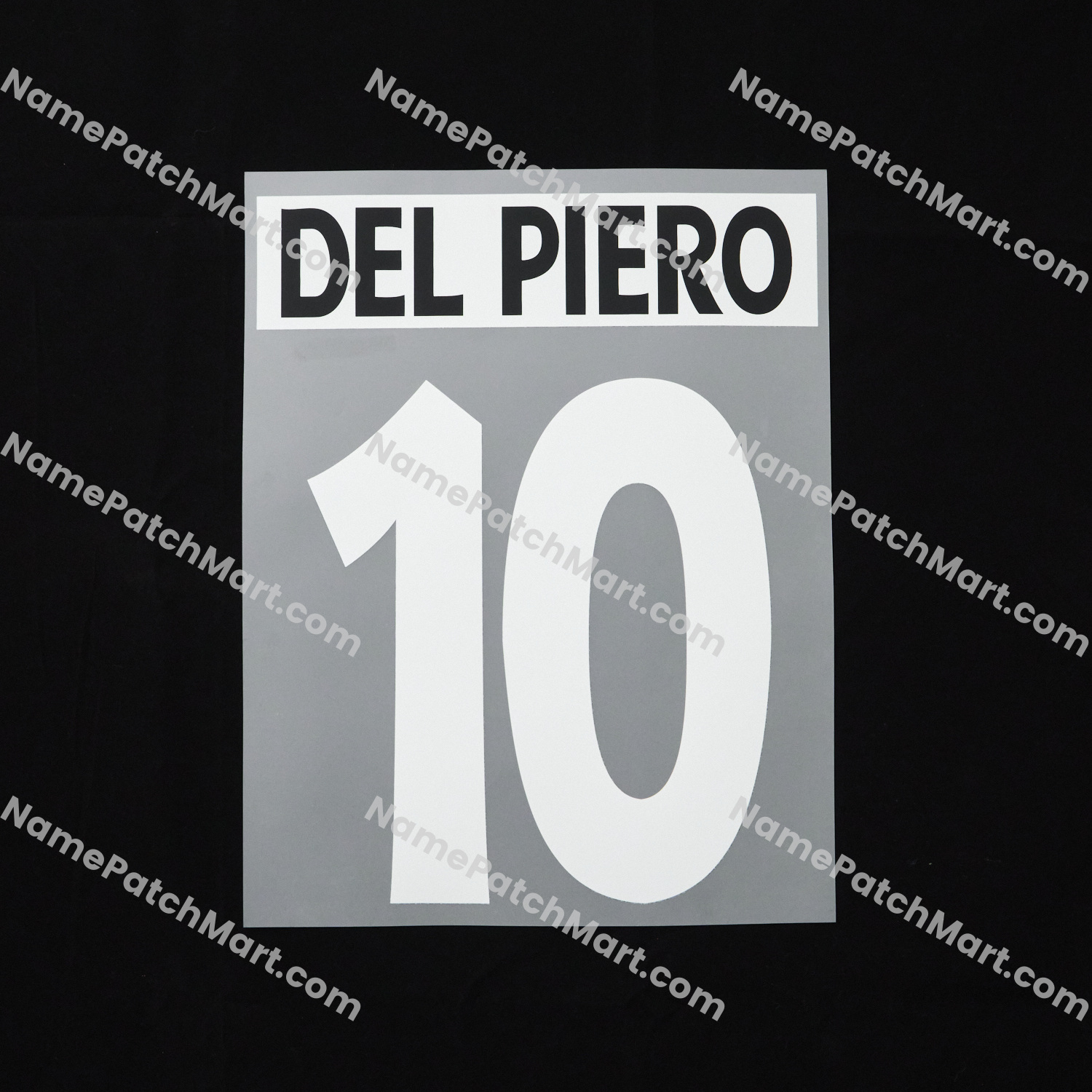 Del Piero #10 - Juventus 1995-97 Away  | Name Number Set - NamePatchMart.COM