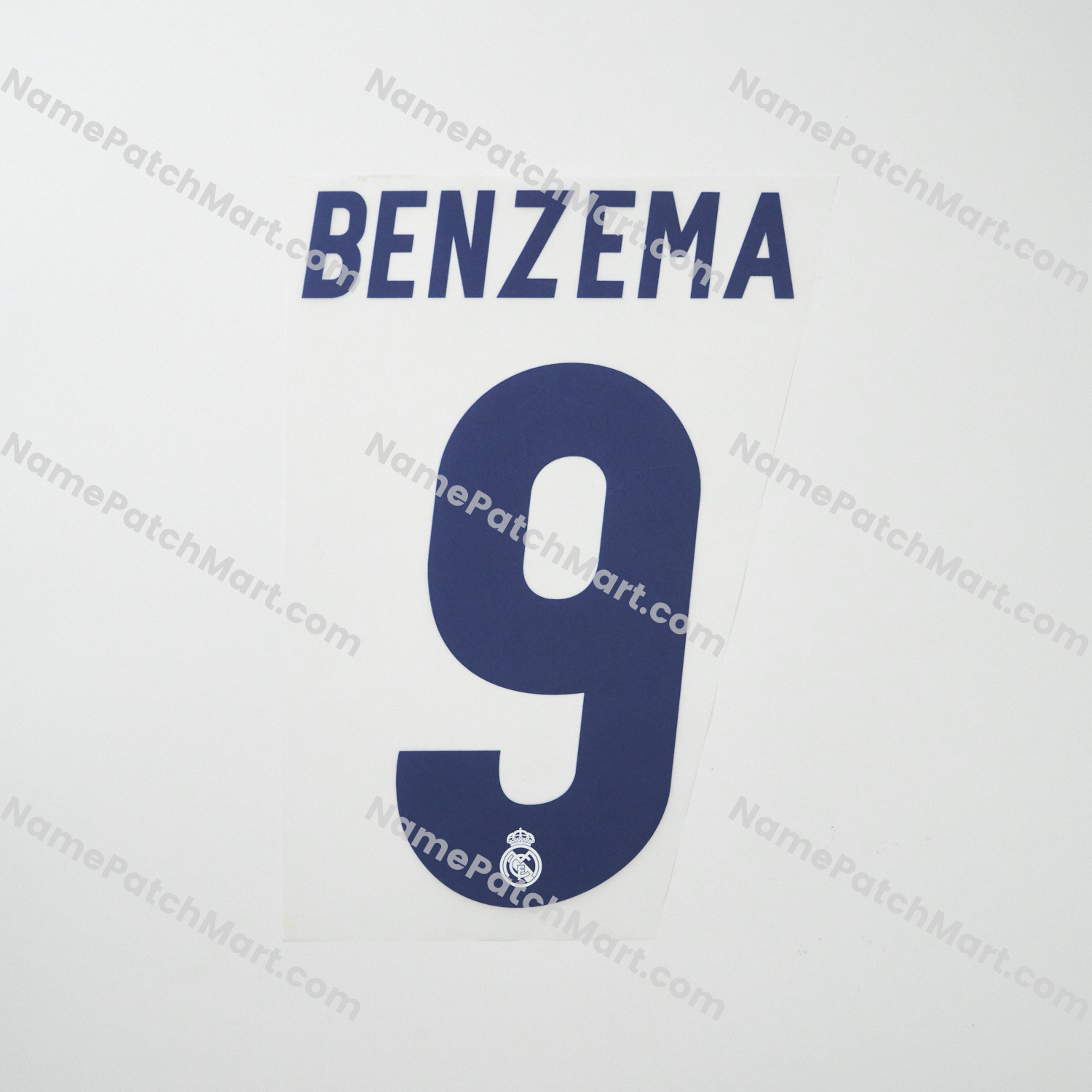 Benzema #9 (Champions League) - Real Madrid 2016-17 Home  | Name Number Set - NamePatchMart.COM