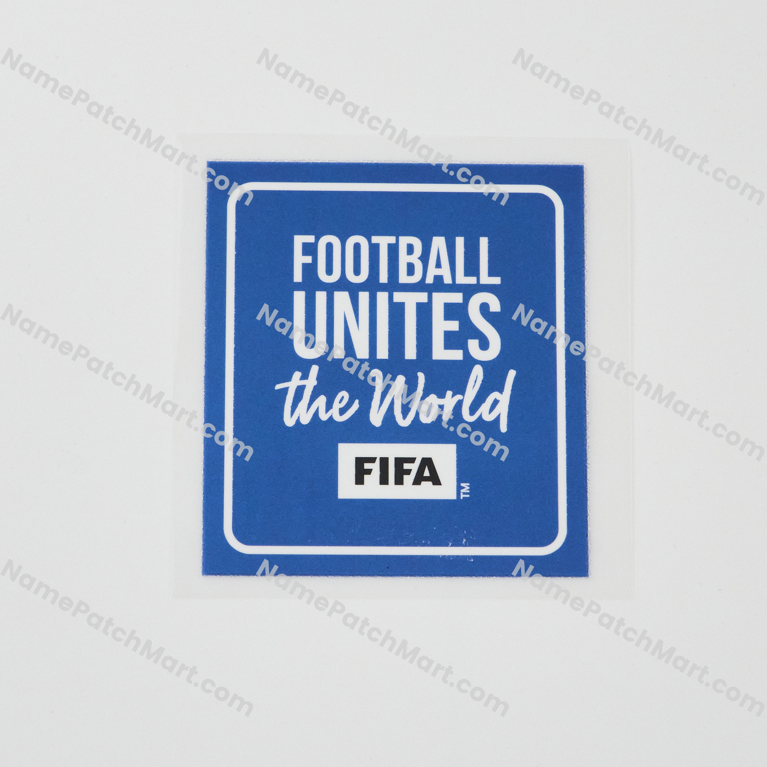 2024-2026 World Cup Football Unites Blue Patch  | Name Number Set - NamePatchMart.COM