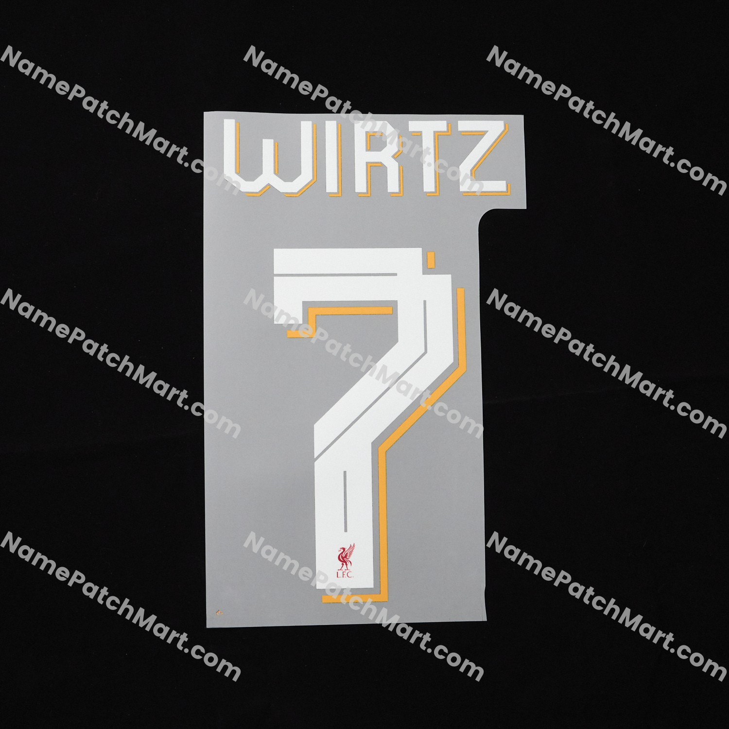 Wirtz #7 (Champions League) - Liverpool 25-26 Home  | Name Number Set - NamePatchMart.COM