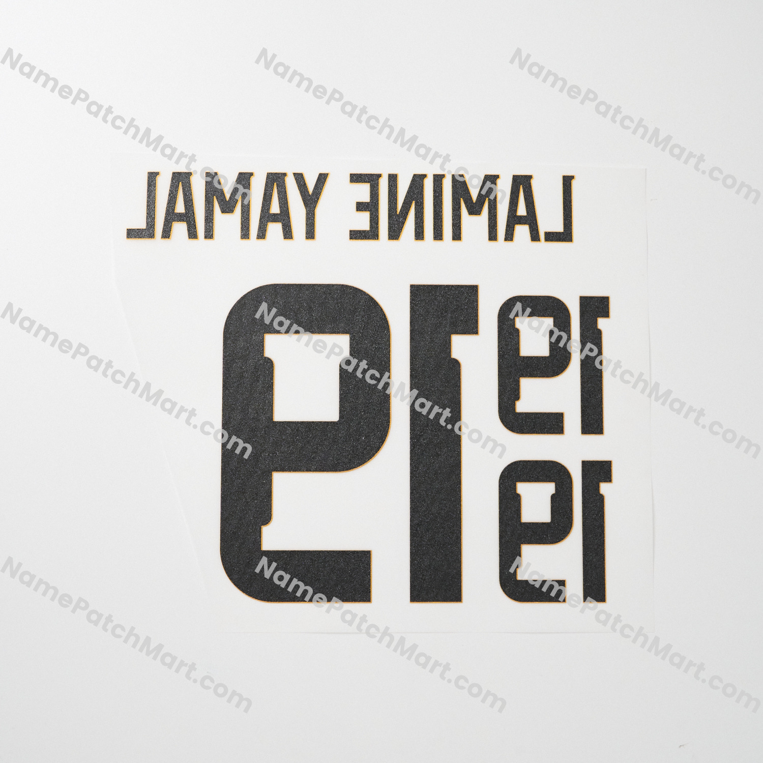 Lamine Yamal #19 (World Cup 26) - Spain 2026 Home KIDS  | Name Number Set - NamePatchMart.COM