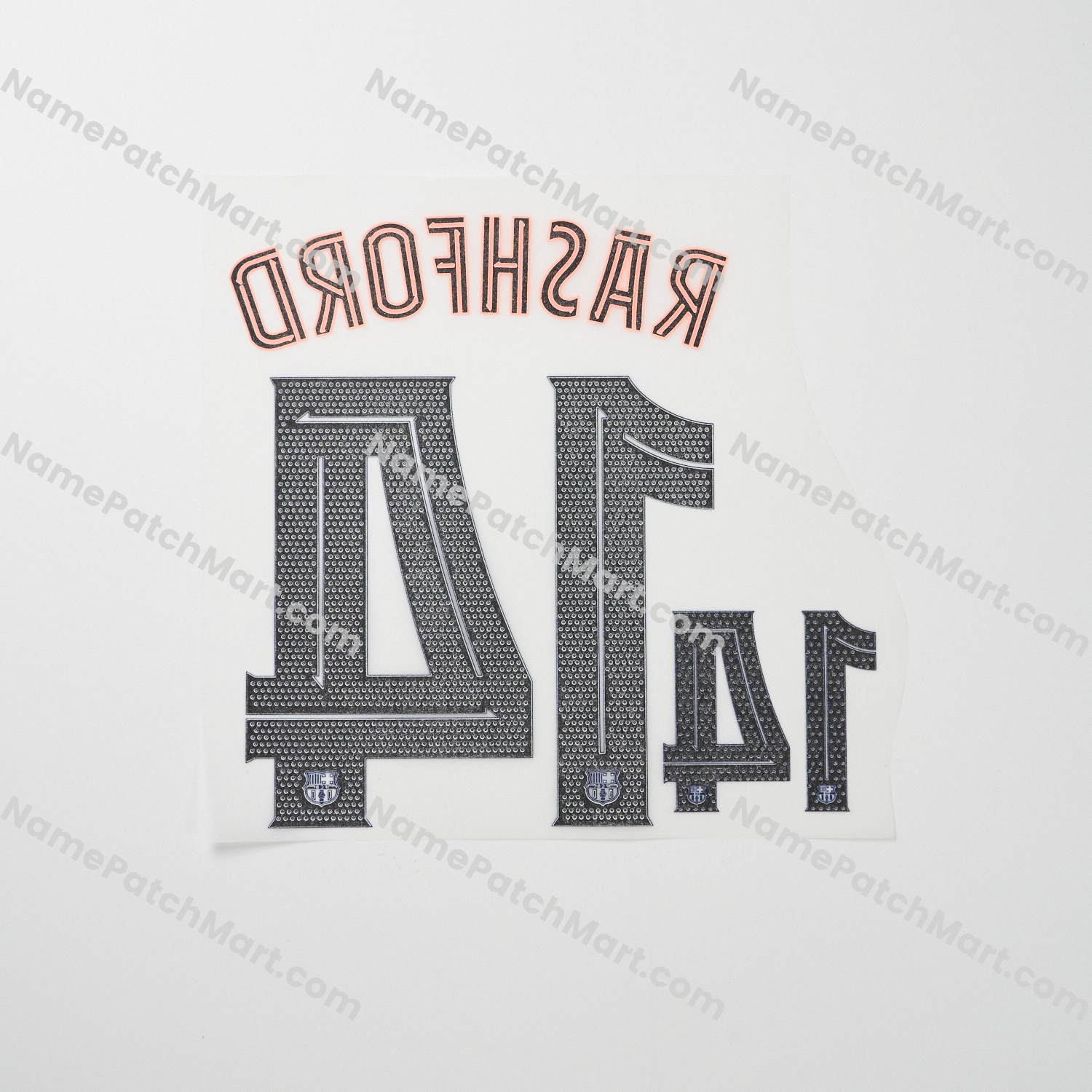 KIDS Rashford #14 (Champions League) - Barcelona 25-26 Third  | Name Number Set - NamePatchMart.COM